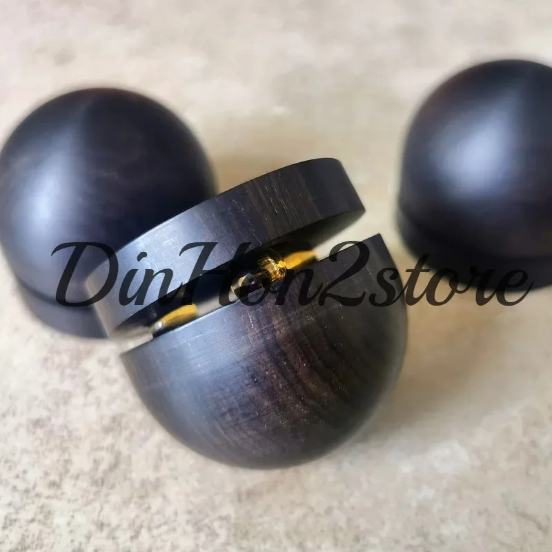 Audio Ebony Crystal Ball Absorber Feet Pad Stand Spike Isolation Feet For Amplifier DAC Speaker CD Vinyl Record Player