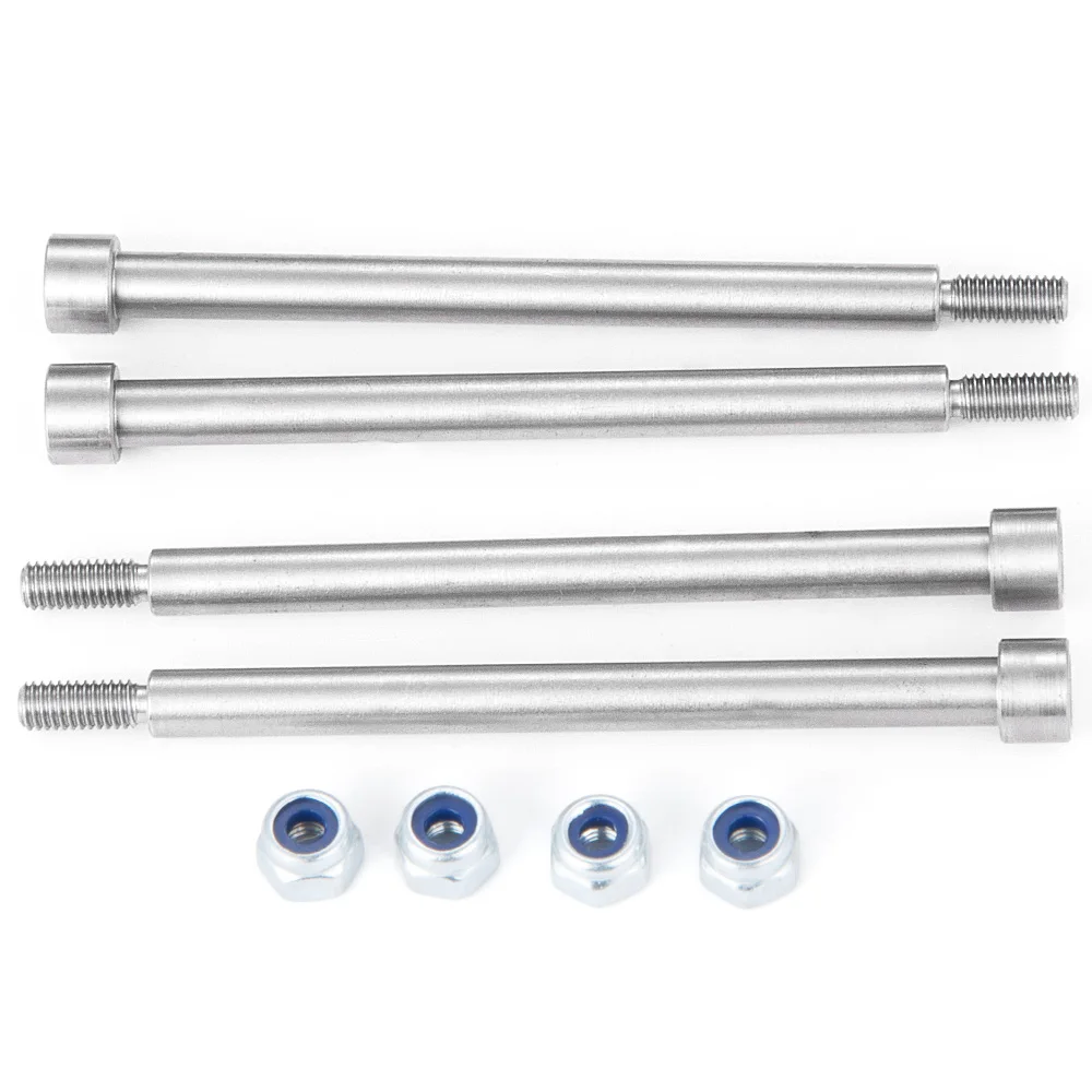 TRINOOD Metal Threaded Suspension Hinge Pins A-arm Pins & M3 Nut for 1/5 X-MAXX Xmaxx RC Buggy Truck Upgrade Parts