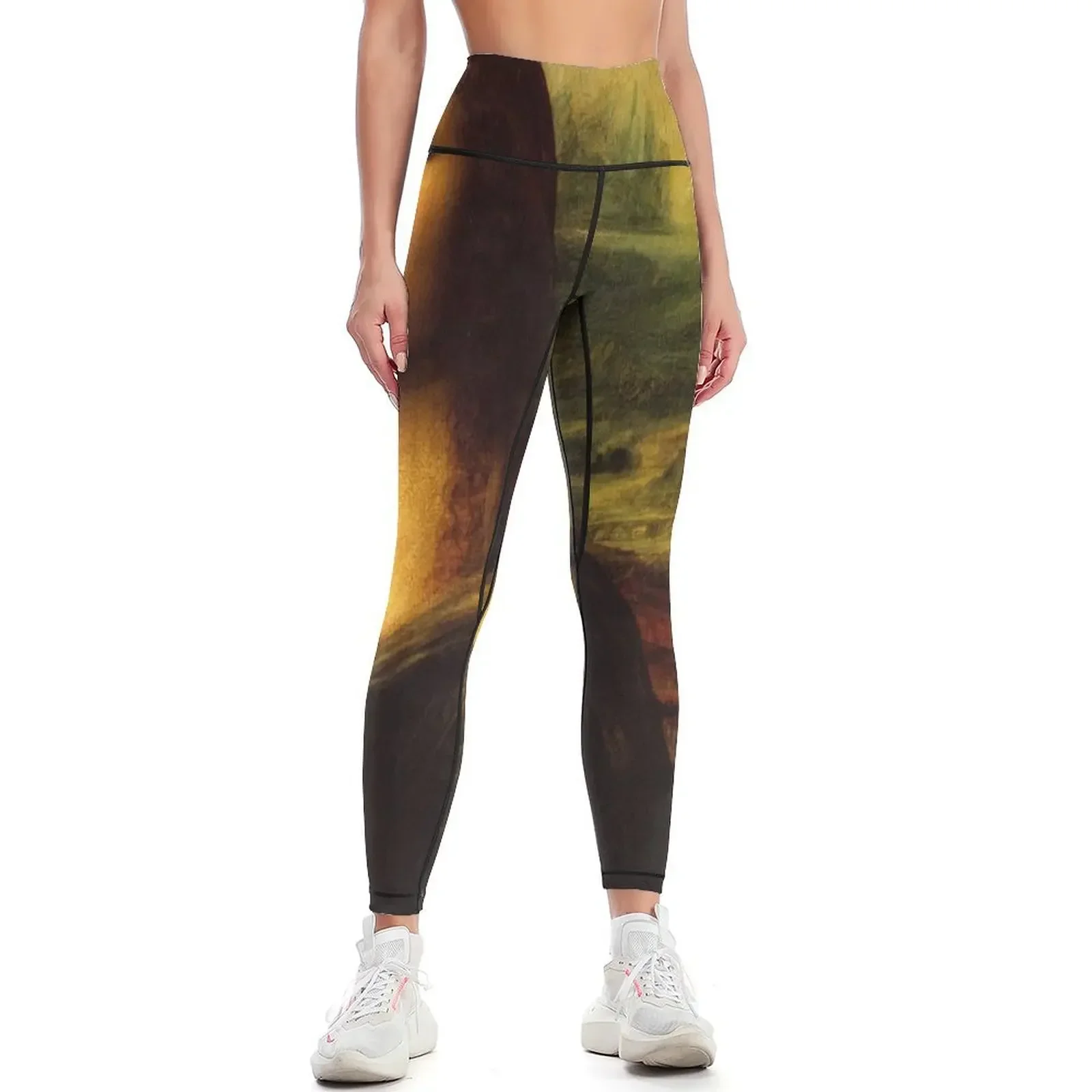 

Mona Lisa HD Leggings Women's trousers gym clothing sports woman gym sporty woman push up Womens Leggings