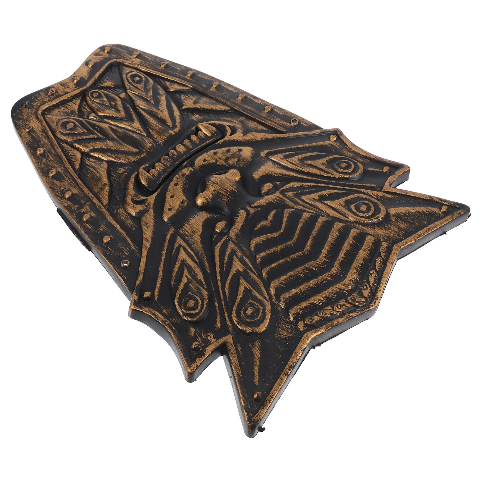 درع فارس القرون الوسطى للأطفال خفيف الوزن من البلاستيك للعب الأدوار التأثيرية للأولاد إكسسوارات أزياء أداء الأولاد درع الفرسان #1