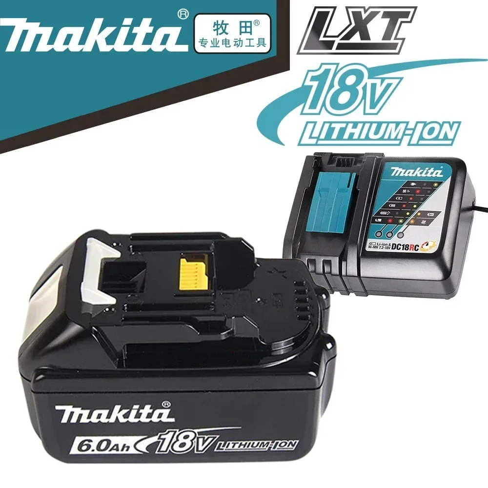 

Makita Original 6000mAh 18V Battery BL1860 BL1850B BL1850 BL1840 BL1830 Screwdriver 18V Replacement Power Tool Batteries