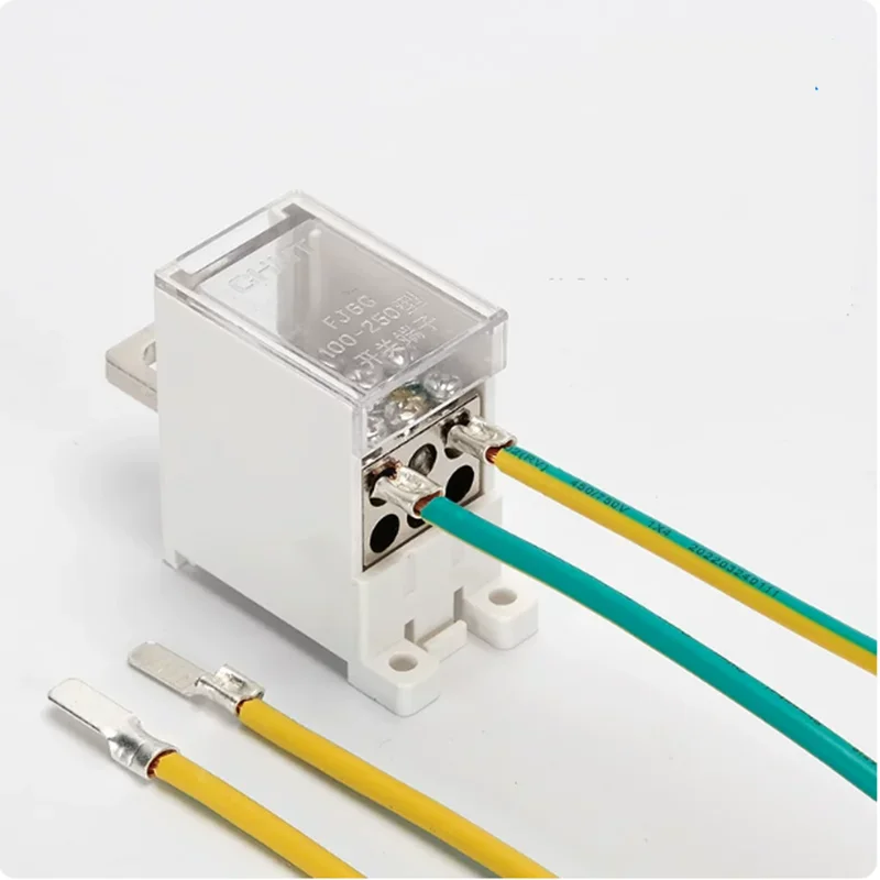 3 pcs/lot 1 to 6 Branches Circuit Breaker Switch Terminal Block for 250A MCCB 4-16MM2 Wire Connector