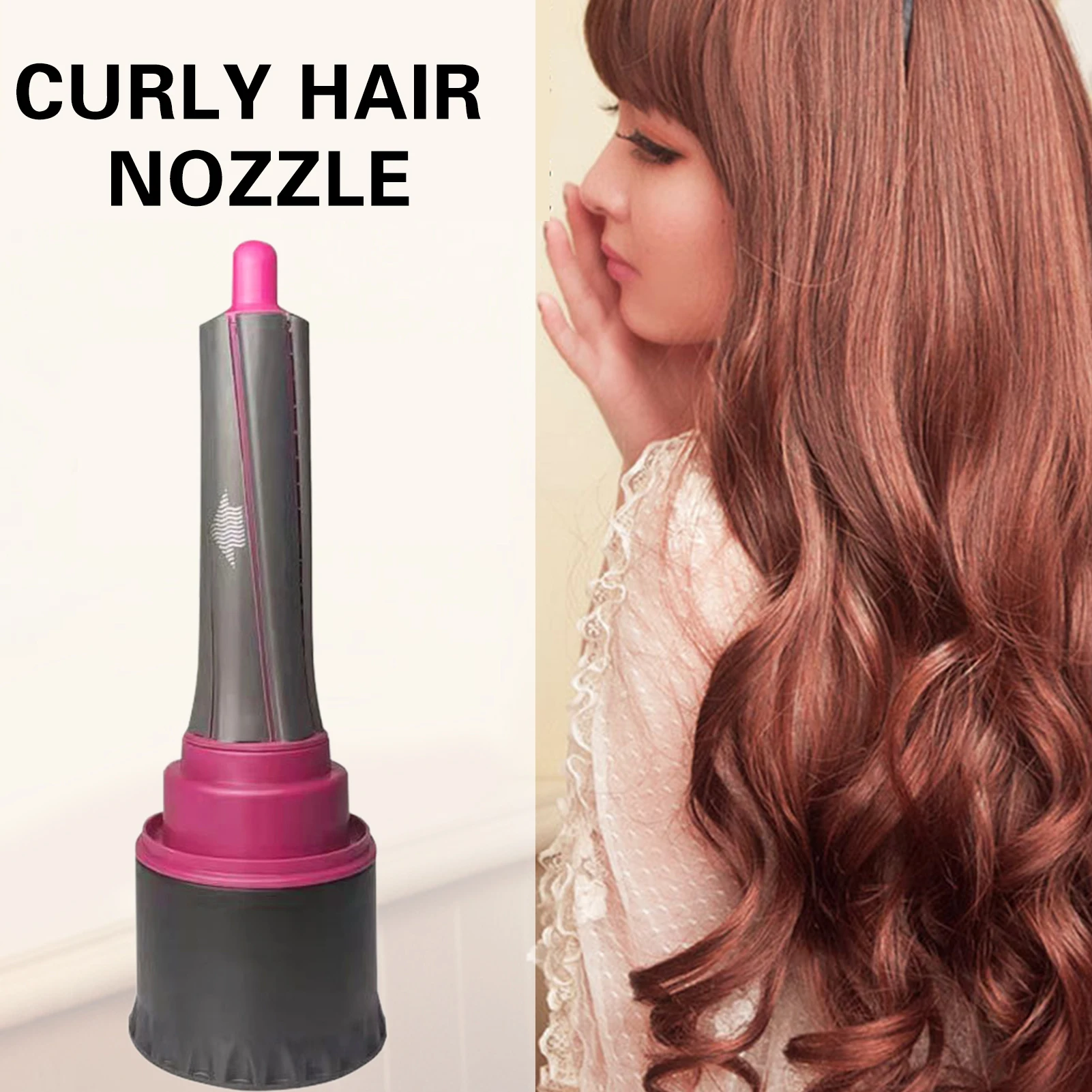 Curling Nozzle Curling Irons Hair Dryers Big Styling Windshield Five-in-one Student Of Hair Styling Curling Rod Fan Hood