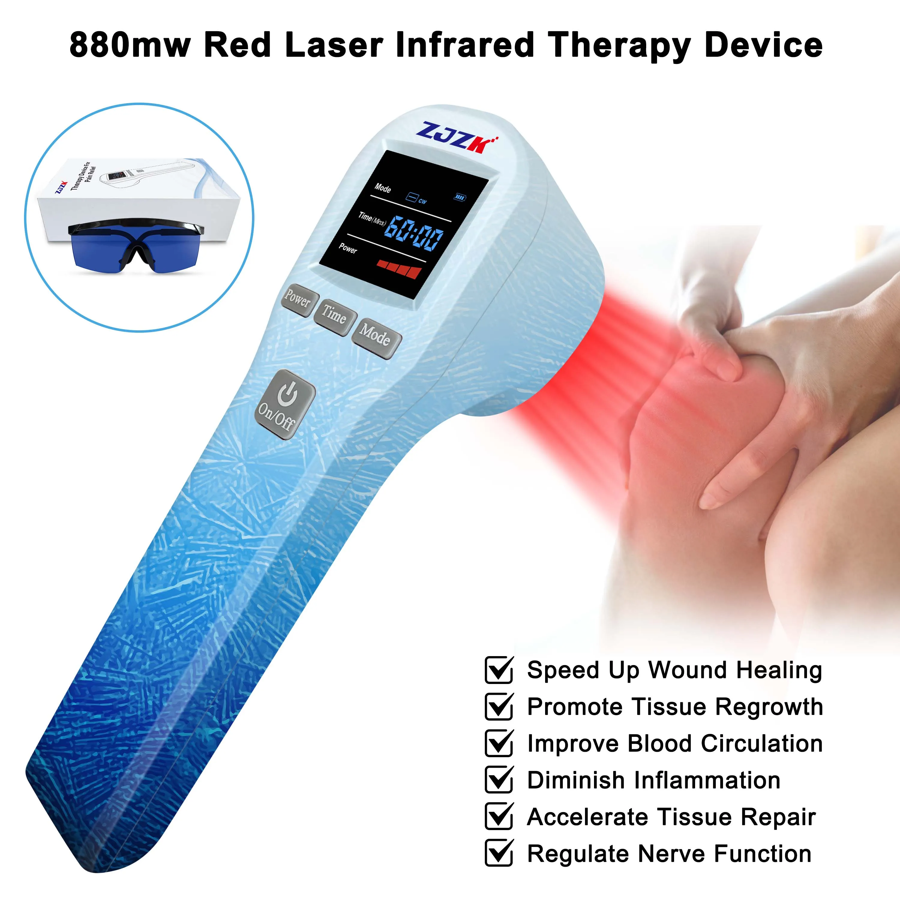 

ZJZK Laser To Remove Neck Pain Best Cold Laser Therapy Device Class 3 Deep Tissue For Neck Pain Shoulder Impingement Syndromes