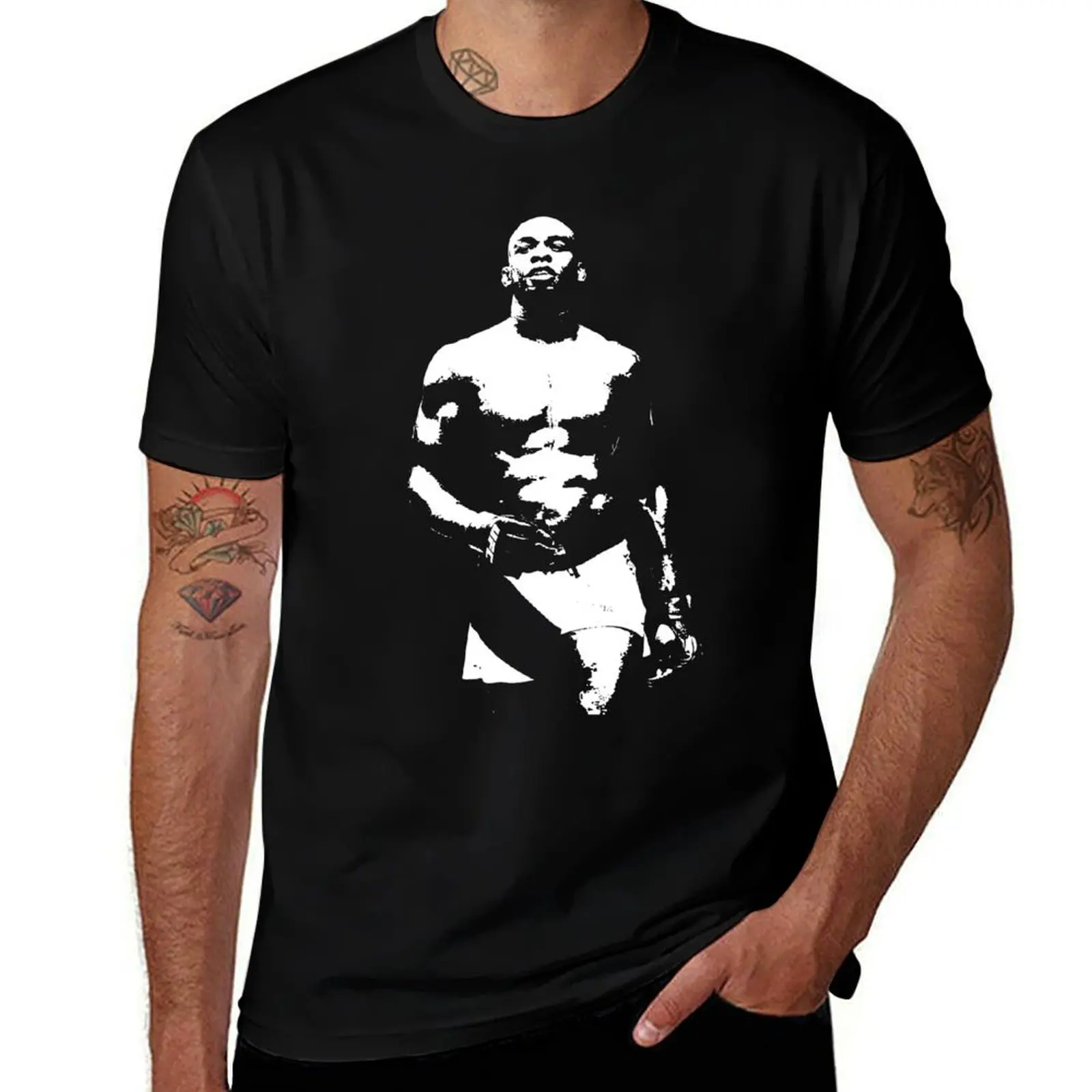 Jon Jones T-Shirt Fashion Simple Casual Tee Shirt T-Shirt