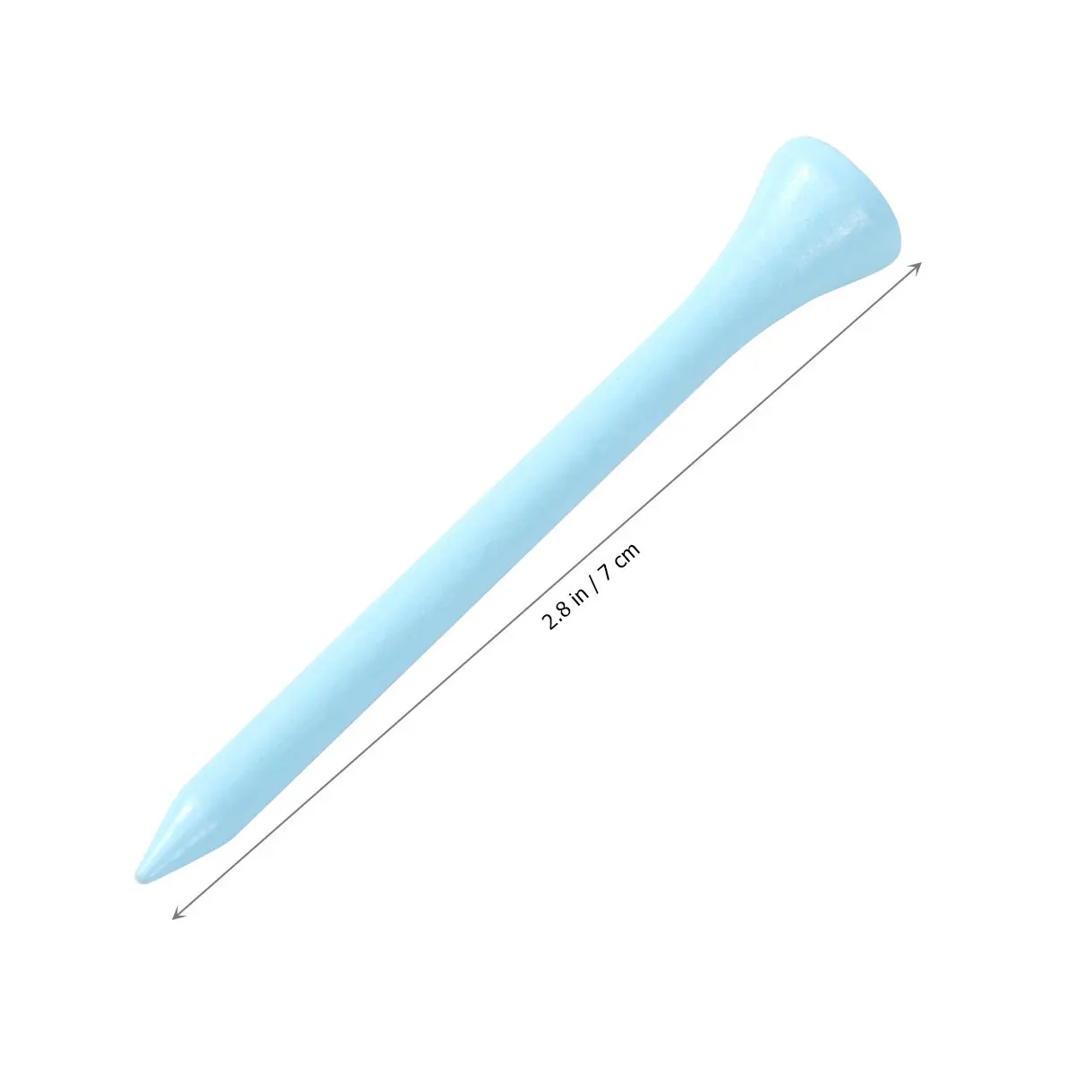 

100 шт. деревянных ти для гольфа 7 см, высококачественные, для точных ударов и регулировки глубины, для занятий спортом на открытом воздухе