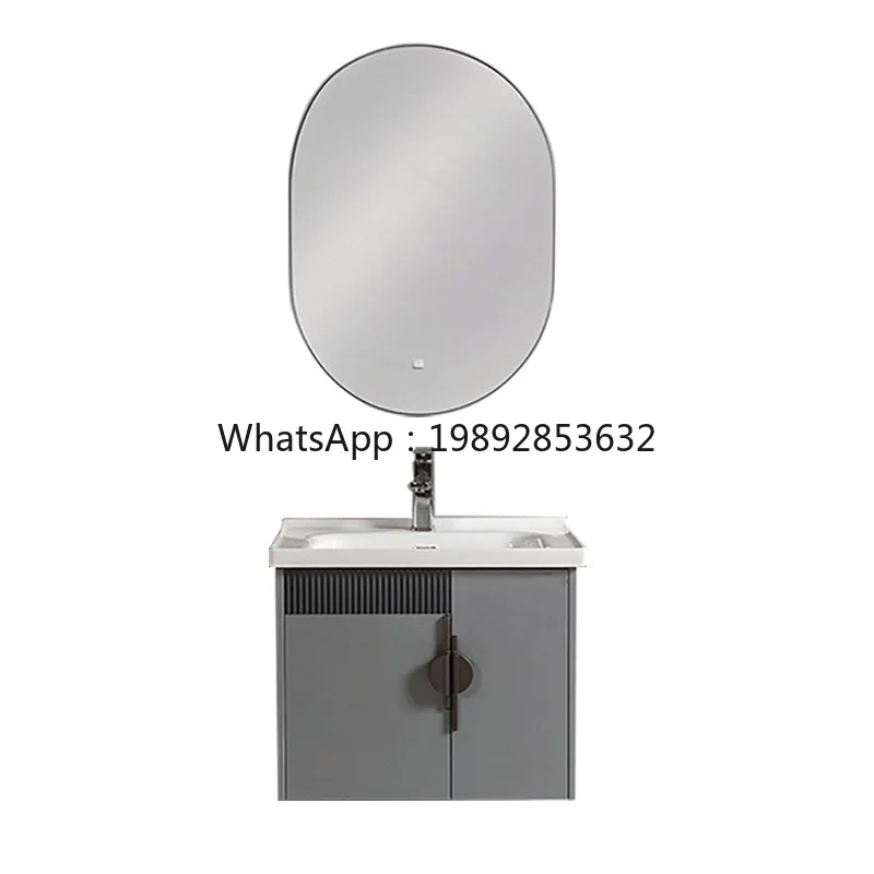 LYY خزانة الحمام حوض السيراميك مغسلة الحمام حوض مغسلة مزيج خزانة الحمام المثبتة على الحائط