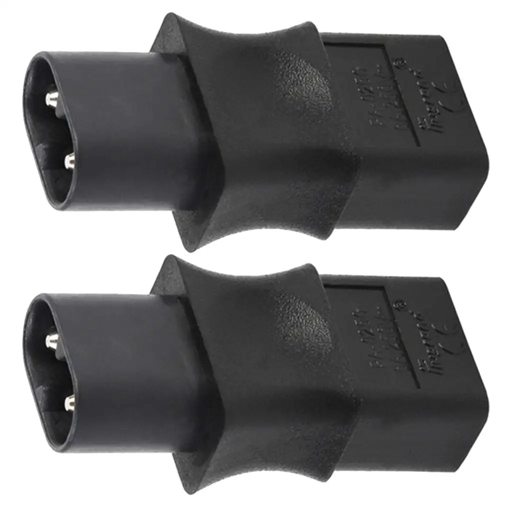 IEC 320 C8 Male to IEC 320 C9 AC Adapter Figure Eight Connector PVC Two Pin Adapter for European Devices