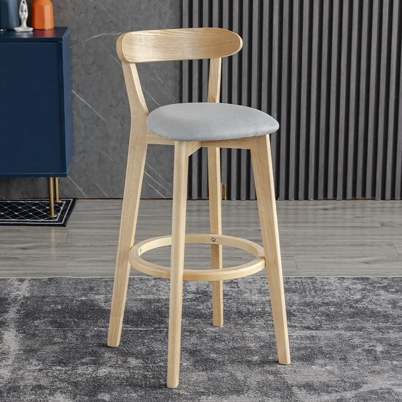 Kitchen Office Nordic Bar Stools Make Up Wooden Party Luxury Bar Stools High Designer Barstool Taburete Alto Cocina Furniture