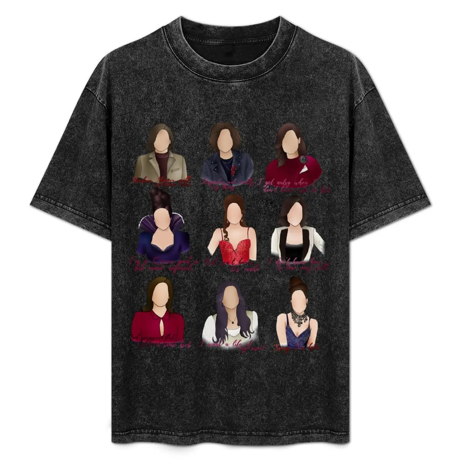 

Gift For Men regina mills Movie Birthday Gift T-Shirt Basic Simple Casual Short Sleeve Tee