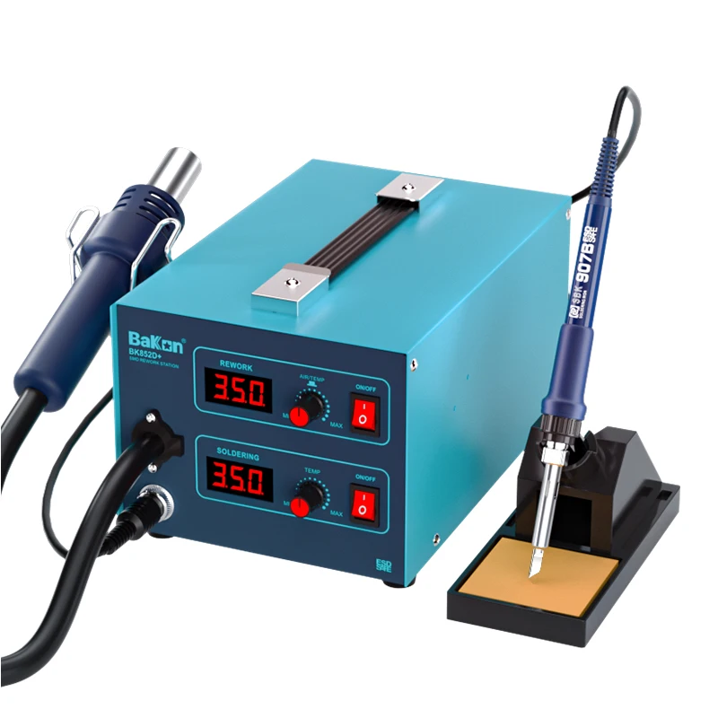 BAKON  High Quality Cheap BK852D+ Rework Station with Hot air Gun