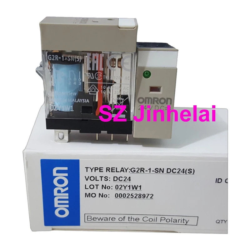 

10pieces Omron G2R-1-SN DC24(S) AC220(S) Authentic Original Micro Voltage Power Relay G2R-1-SN(S) 24VDC 220VAC