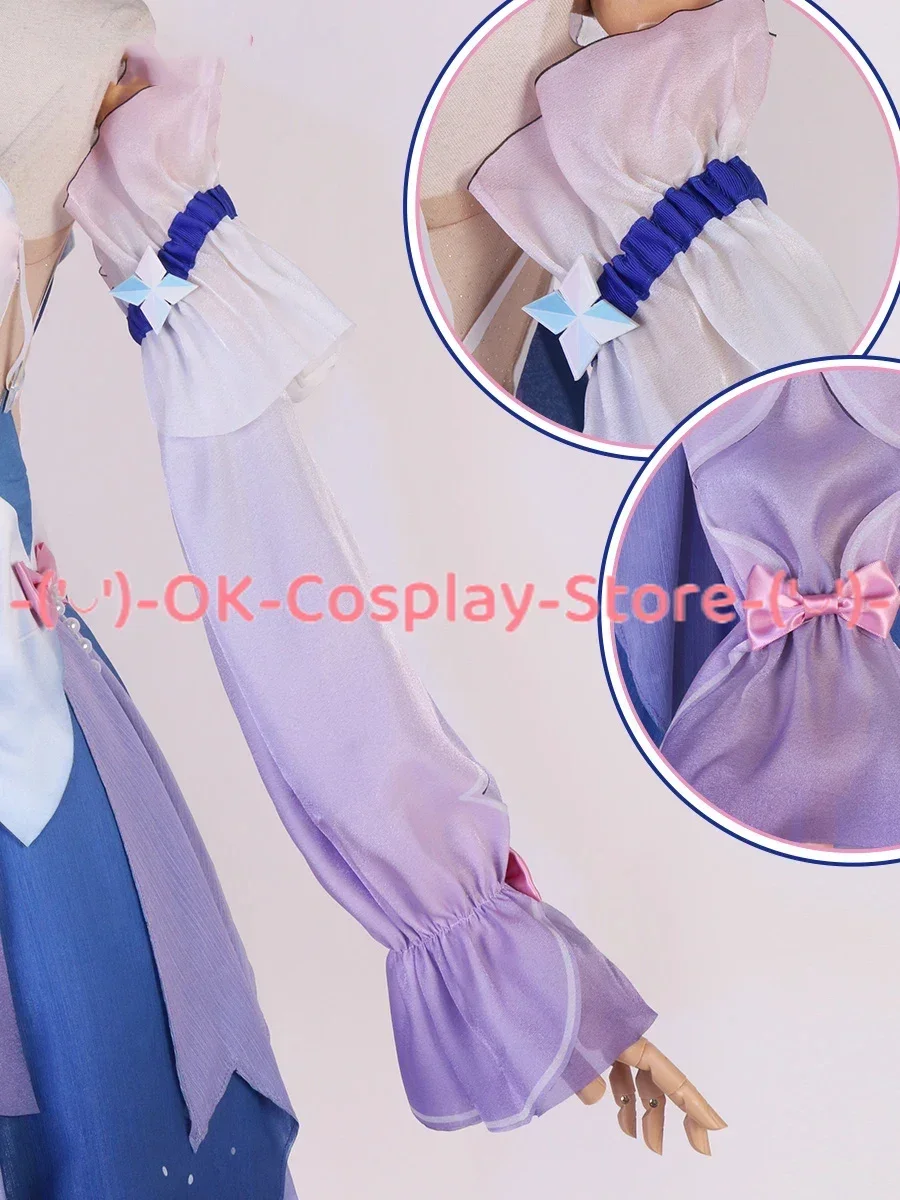 Game Honkai Star Rail March 7th Cosplay Costume Women Cute Party Dress Halloween Carnival Uniforms Anime Clothing Custom Made