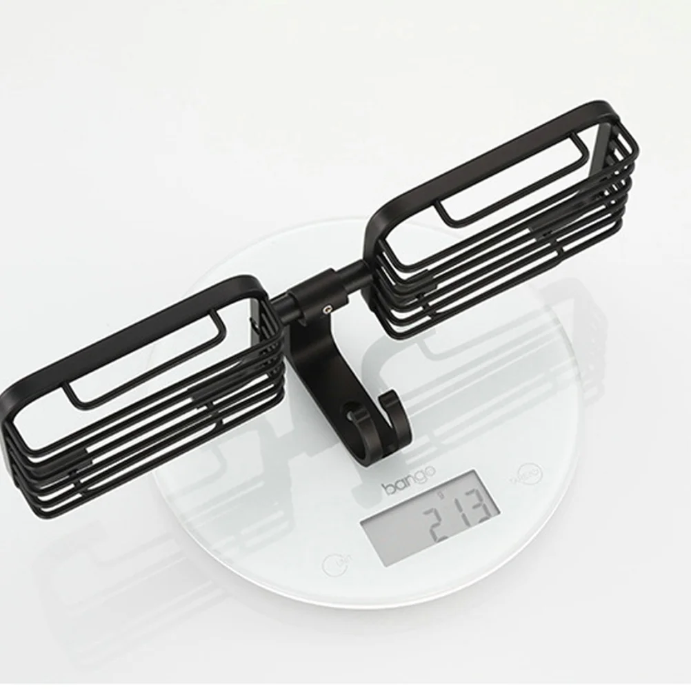 

Creative Soap Dish Aviation Aluminum Wall Mount Rustproof Hollow Design Ventilation Draining Kitchen Bathroom Holder Storage