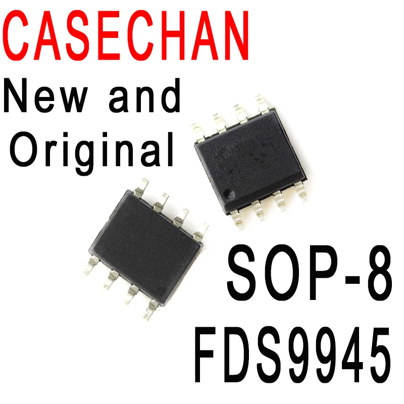 5PCS New and Original SOP-8   N-channel LCD MOS tube 60V 3.5A SOP8 9945 FDS9945N 9945N AO9945 SI9945 In Stock  IC FDS9945