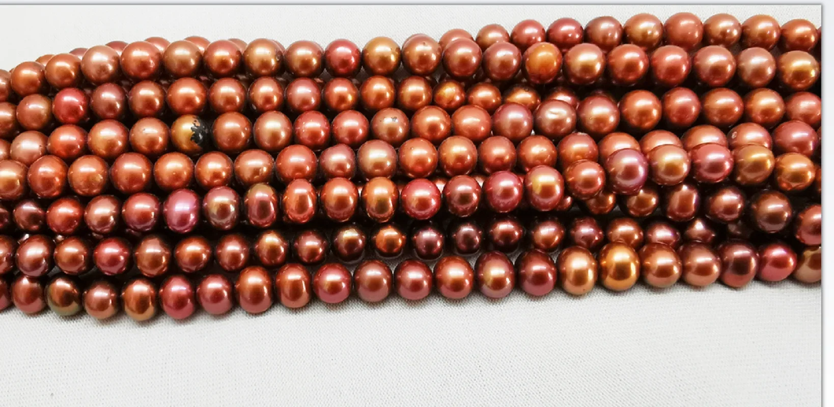 

Huge Charming 18"7-8mm Natural Sea Genuine Chocolate Red Round Pearl Necklace For Woman Jewelry Necklaces