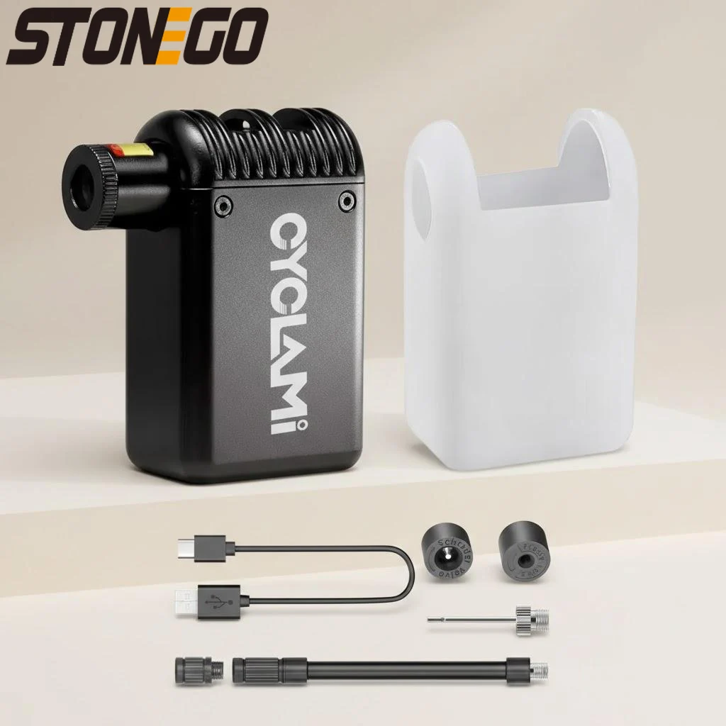 

Электрический насос STONEGO для велосипедов, портативный воздушный насос высокого давления, мини-насос для накачивания шин велосипедов, аксессуары для велоспорта