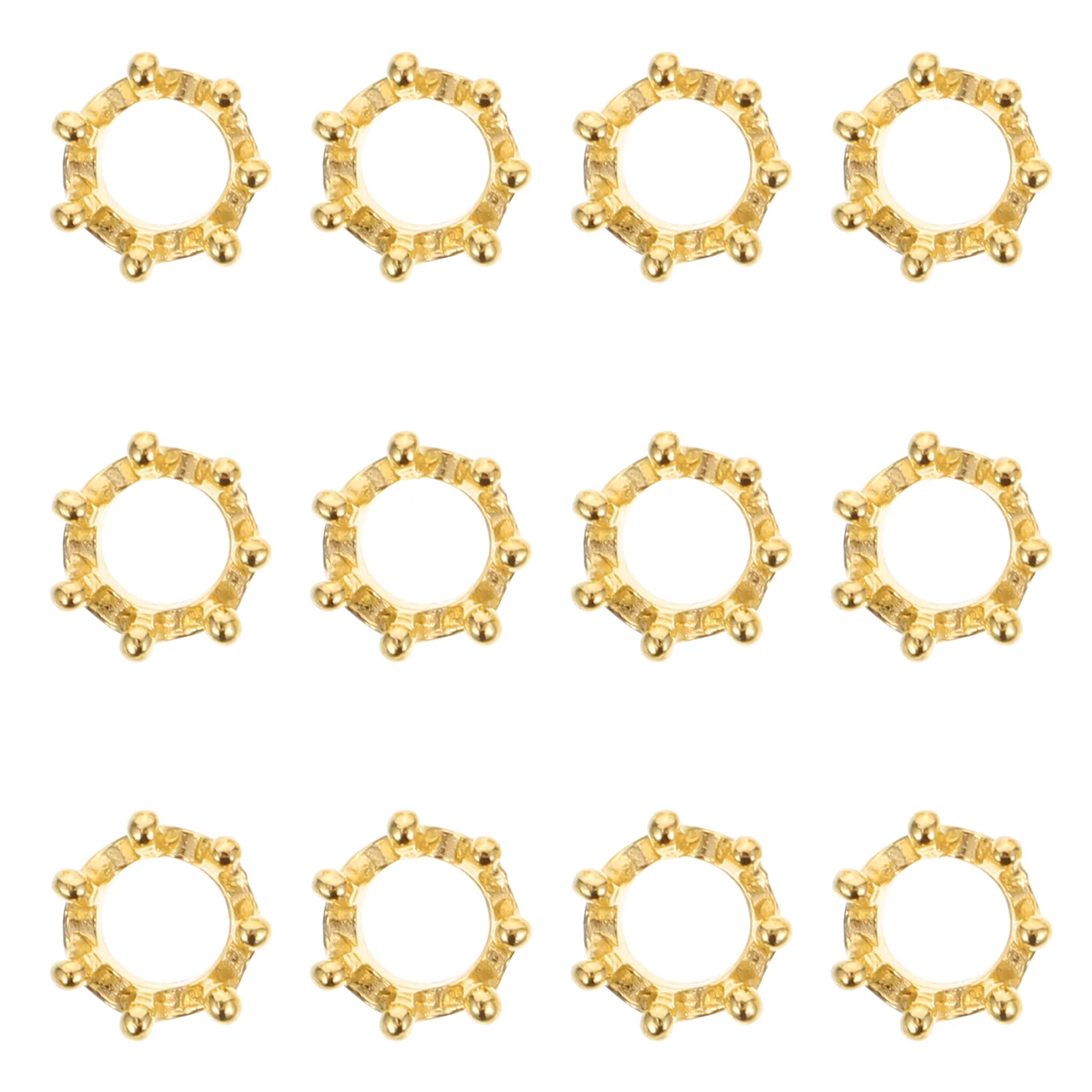 

50 Pcs Gold Jewellery DIY Accessories Decorative Pendants Bracelet Charms Cake 100X100X070CM Golden Mini Man