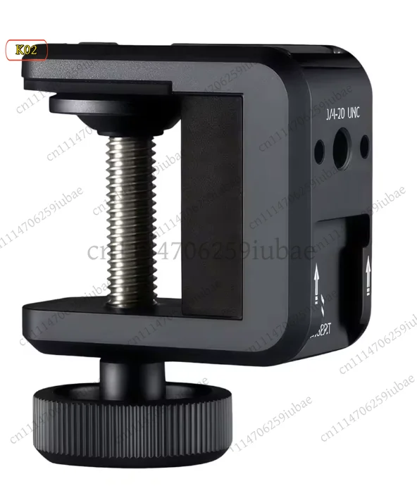 DT75BG New C Clamp Adjustable Desktop Mount Holder Camera Hot Shoe 1/4