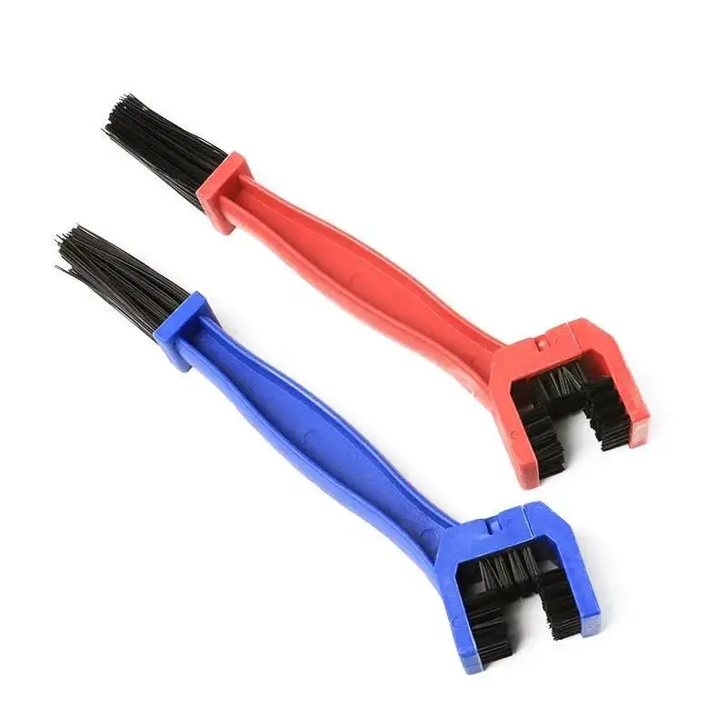 ESLNF Flywheel Pressure Plate High Strength Nylon Bicycle Chain Cleaning Brush