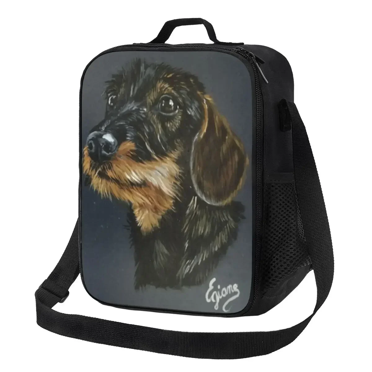 Dachshund Insulated Lunch Bag for Work School Badger Sausage the Wiener Dog Waterproof Thermal Cooler Lunch Box Women Kids