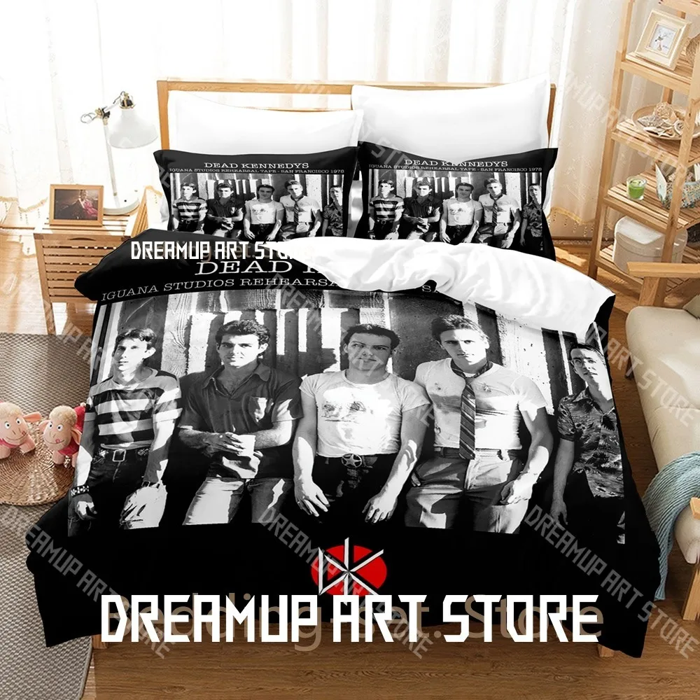 3D Printed Dead Bnad Kennedys Bedding Set for Boys Girls Duvet Cover And Pillowcase Twin Queen King Full Single Double Sizes