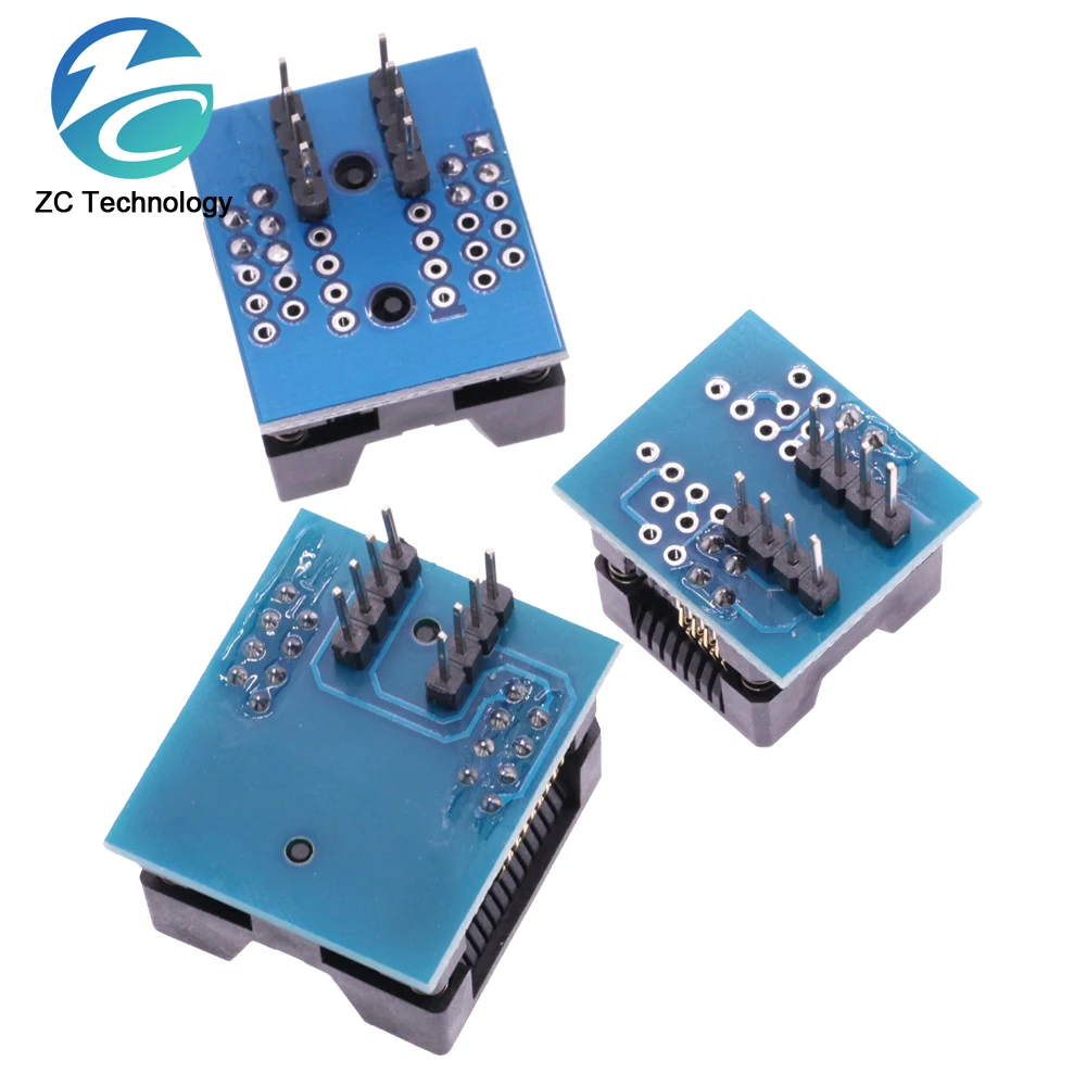 SOP16 to DIP8 Wide-body Seat Wide 150mil 200mil 208mil 300mil Programmer SOP8 Adapter Socket for EZP2010 EZP2013 CH341A IC test