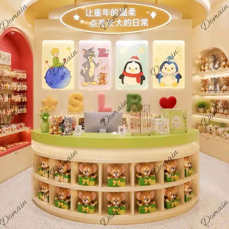 Merchandise Blind Box Display Cabinet Plush Toys Jewelry Gift Display Cabinet Pet Store Cat and Dog Snacks Nakajima Tai
