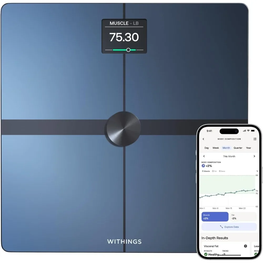 Accurate measurement of weight and fat percentage, compatible with Apple's baby weight smart scale