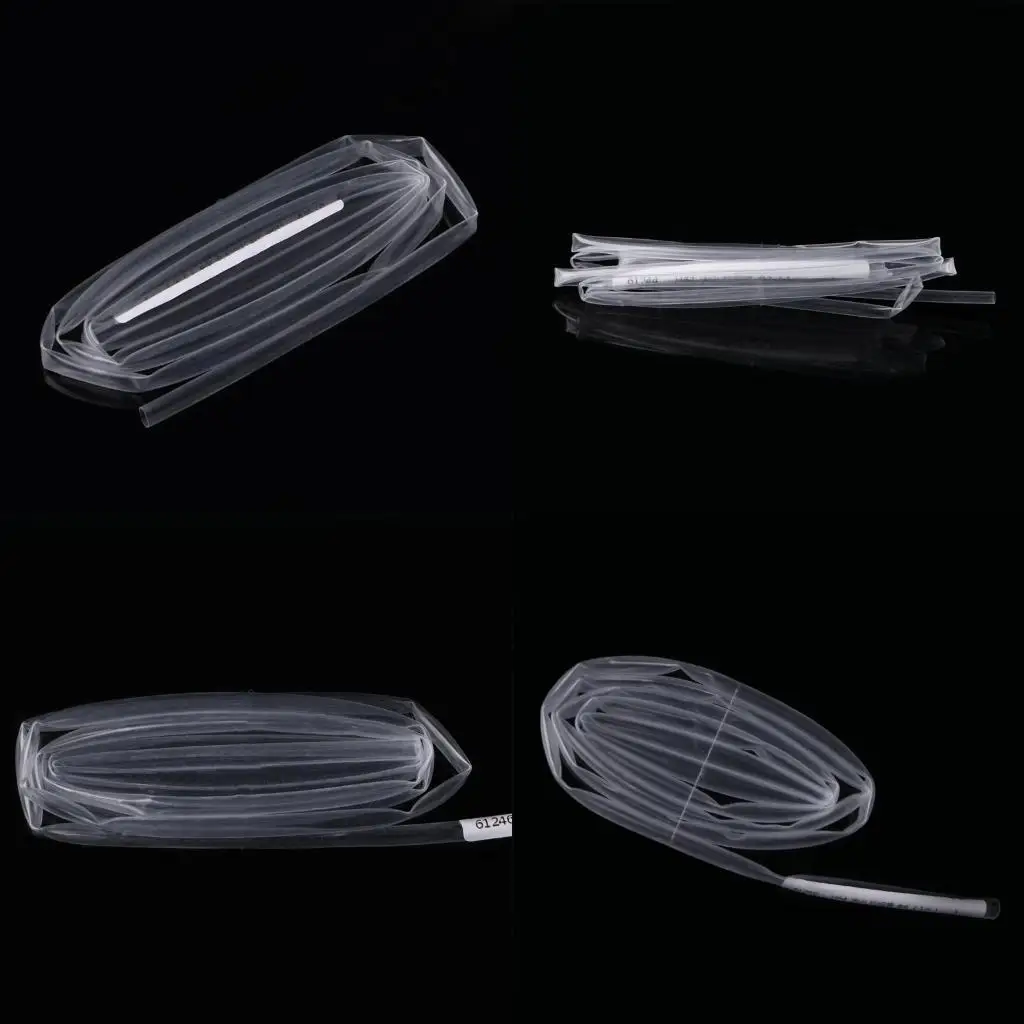 1M 2: 1 Heat Shrink Tube Tubing Sleeve Dia 2/3/4/5/6/8/10mm Transparent Wrap Wi