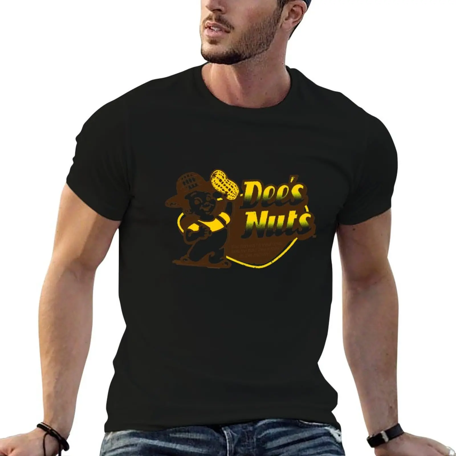 DEE'S NUTS T-Shirt blue archive Luxury man heavyweight t shirts for men