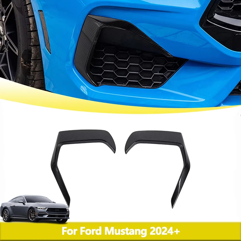 

Car Front Bumper Grille Trim Decoration for Ford Mustang 2024 2025 Racing Grill Parts Exterior Mouldings Car Styling Accessories