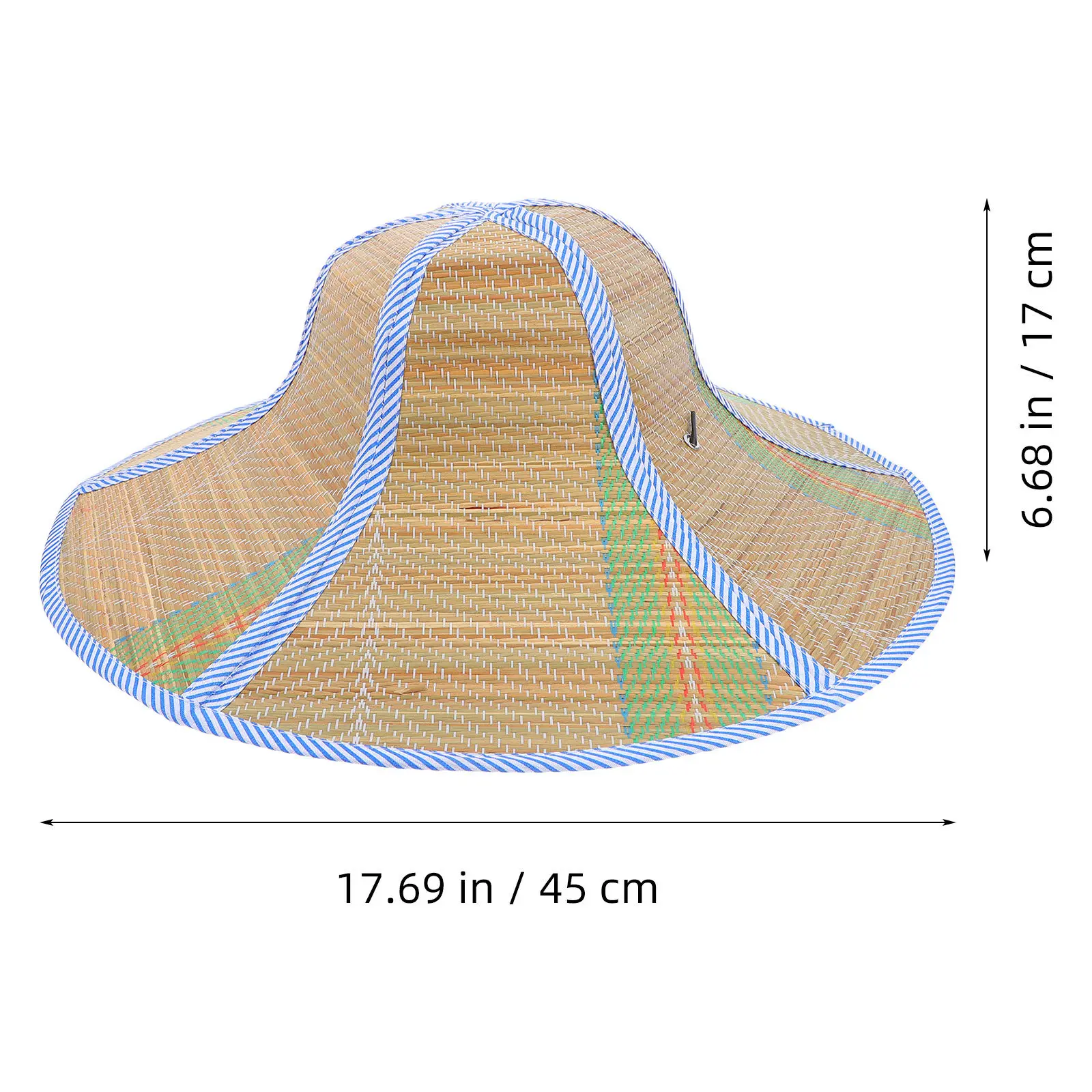 Straw Sun Hat for Men Women Foldable Wide Brim Summer Sun Protection Cap Beach Gardening Hiking Outdoor Travel Uv Shield