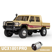 1/18 UCX1801 PRO RC Car LC79 4WD Remote Control Off-Road Pickup Brushless Electric Truck Cars UDIRC Model Toys for Children