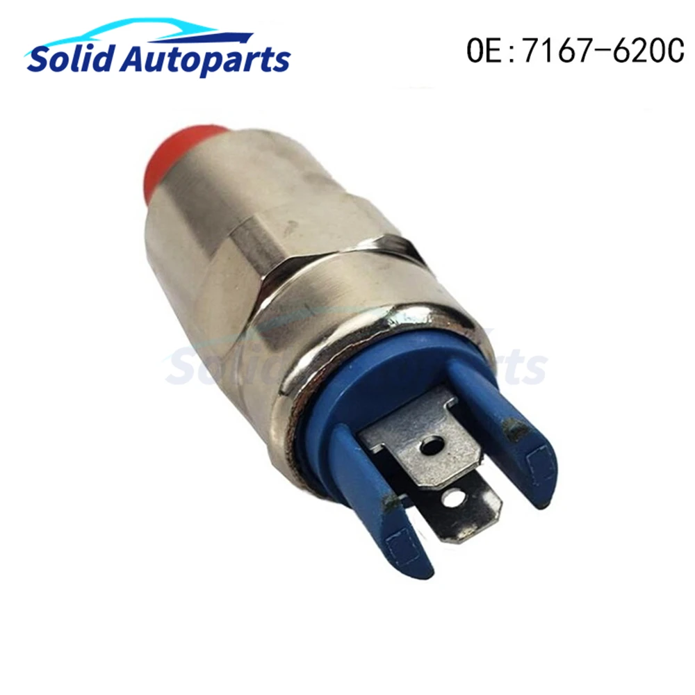 Solenoide de bomba de apagado de combustible, 12V, 7167-620C, para Delphi Perkins HPS103