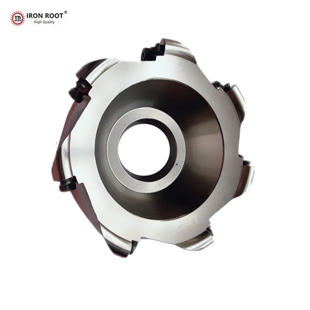 CNC Round Nose Face Milling Cutter EMR6R 80-27-6T, EMR6R 125-40-7T Milling Indexable Cutter for RPMT1003, RDMW1204 carbide inser