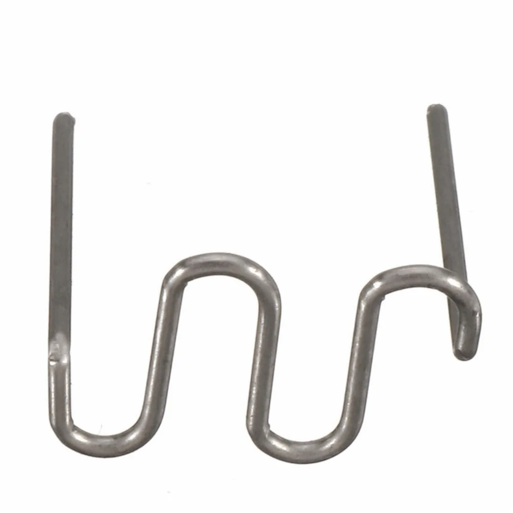 500Pcs Rustless Steel Welding Staples Wave Smooth Bumper Staples Practical Solid Wave Hot Staples Car Body Repair