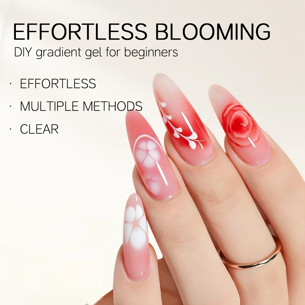 10ml Blossom Gel Nail Art Transparent Blossom Nail Polish Blooming Smook Effect Flower Gel Polish Soak off UV Nail Art Gel