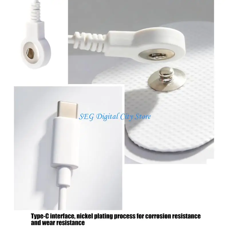 U75B Quality Replacement Electrode Pad Leads Wire For Massage Therapy Devices Units Durability And Comfortable Design