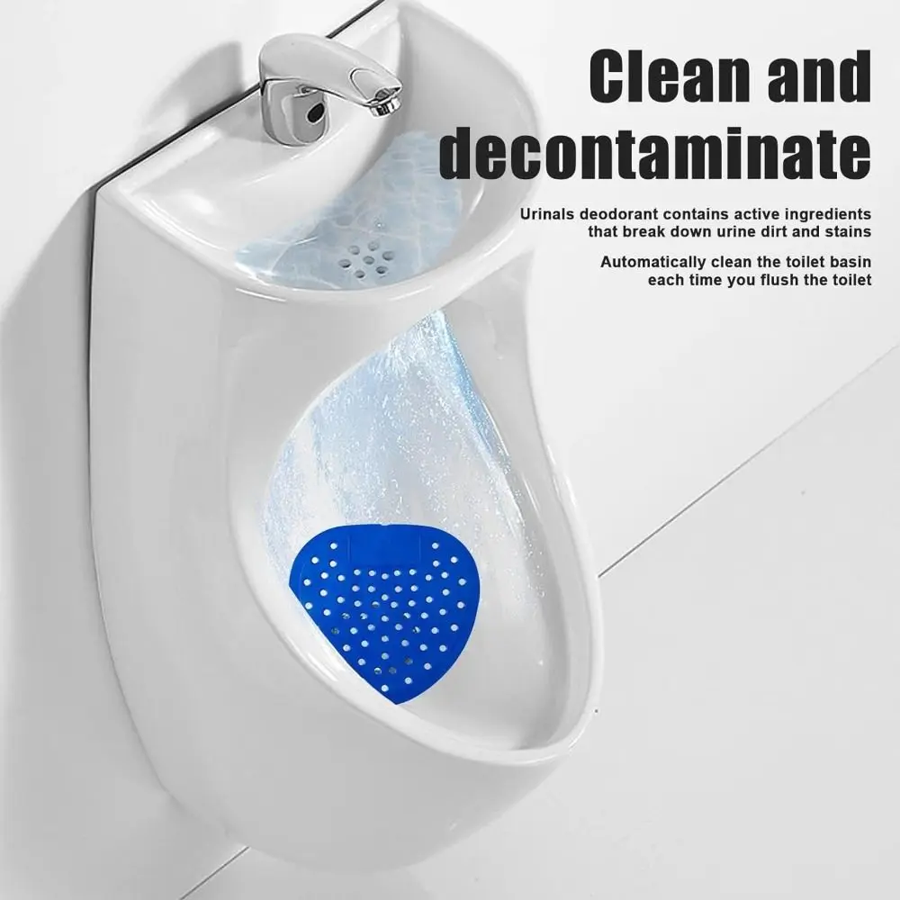 Anti Splash Design Urinal Screens Deodorizer Fits Most EVA Anti Splash Urinal Mats Odor Freshener for Toilet Bathroom