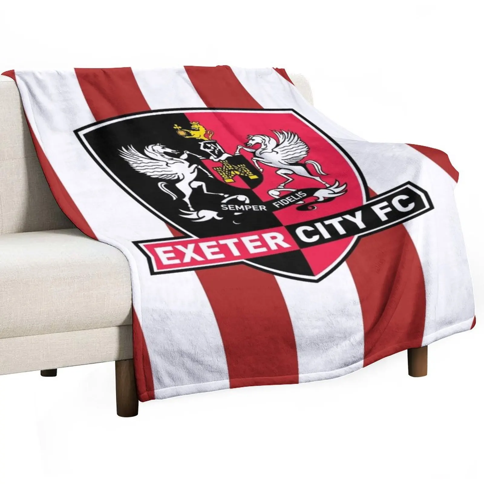 

Exeter City FC Throw Blanket Retros for babies Plush Blankets For Sofas Blankets