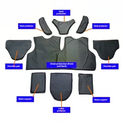 Fully Protective Ud Weftless Fabric Pe Bulletproof Chip Polymer Polyethylene Inner Liner Bulletproof Vest