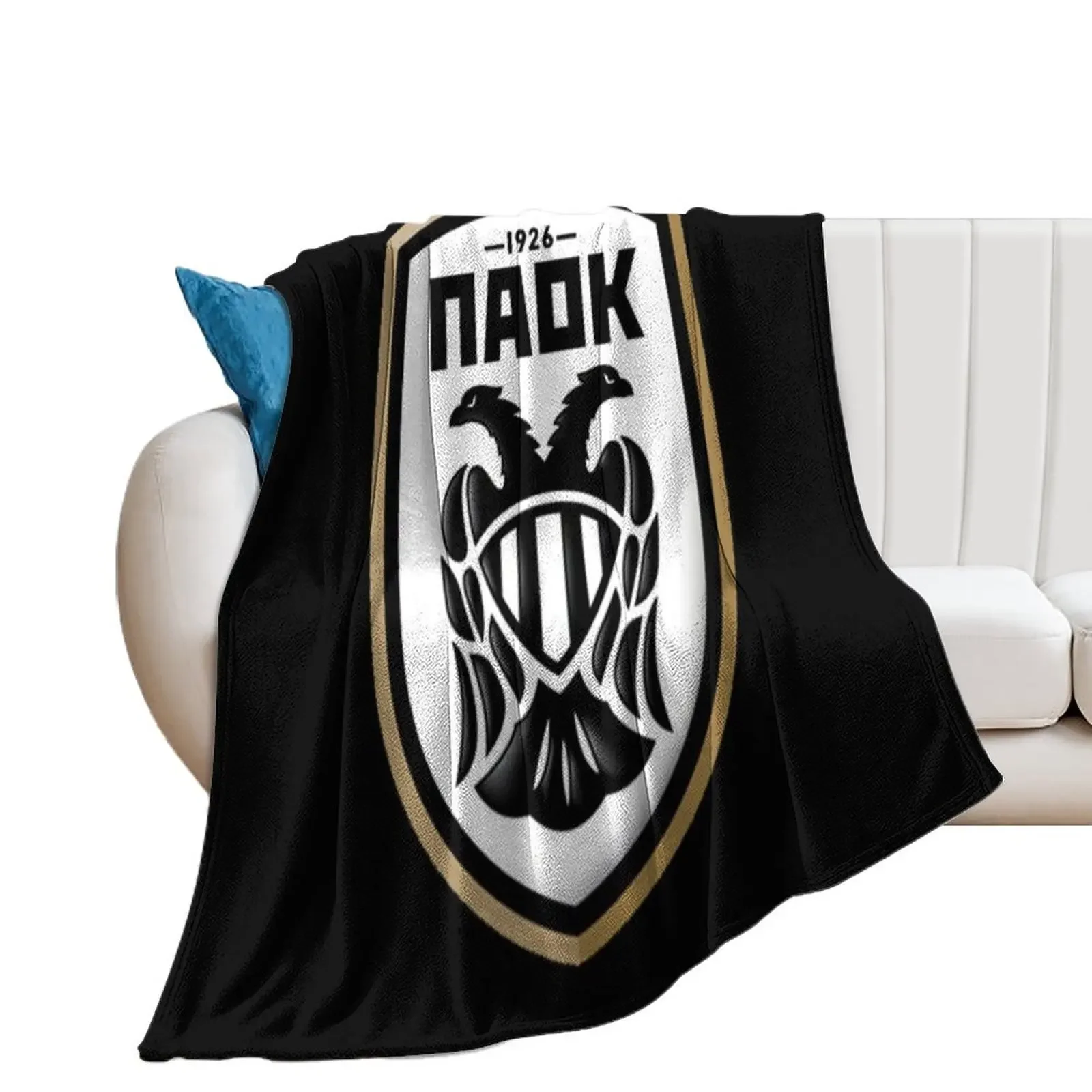 

PAOK Throw Blanket Comforter For Decorative Sofa Flannels Luxury Brand Blankets