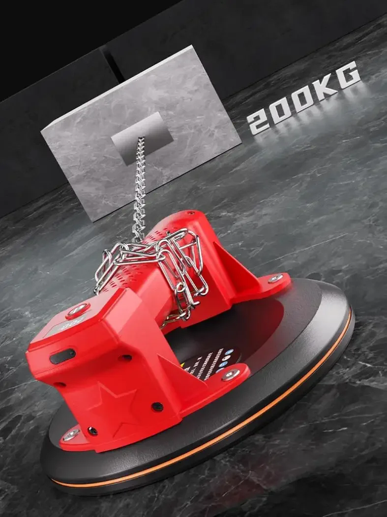 110V/220V Rechargeable Vacuum Electric Suction Cup Auto Air Replenish for Tile Glass Heavy Duty Fixator DDC