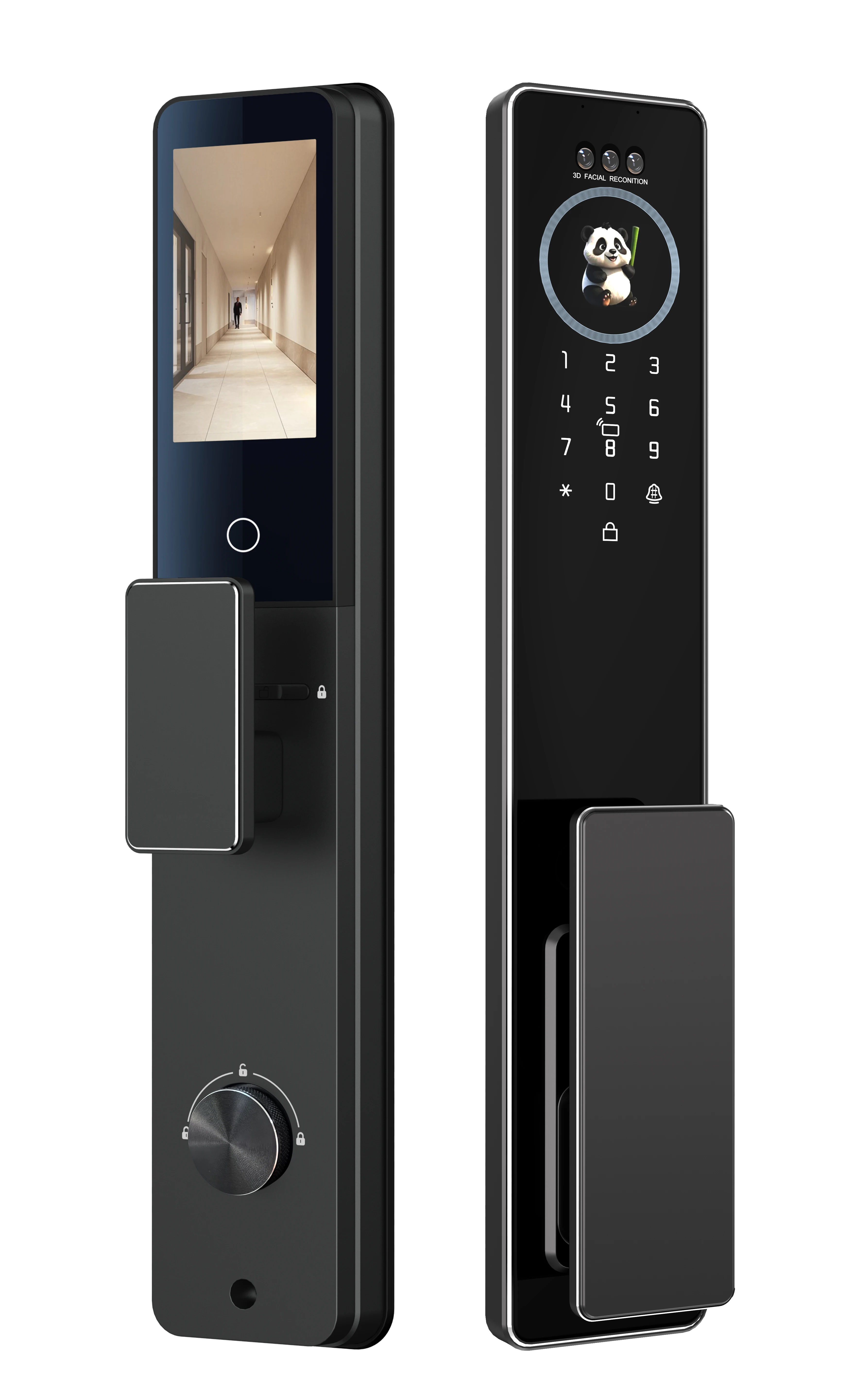 Tuya Smart WiFi Fingerprint Door Lock with Camera, NFC/RFID Card, Voice Control, Video Intercom & App Remote Access