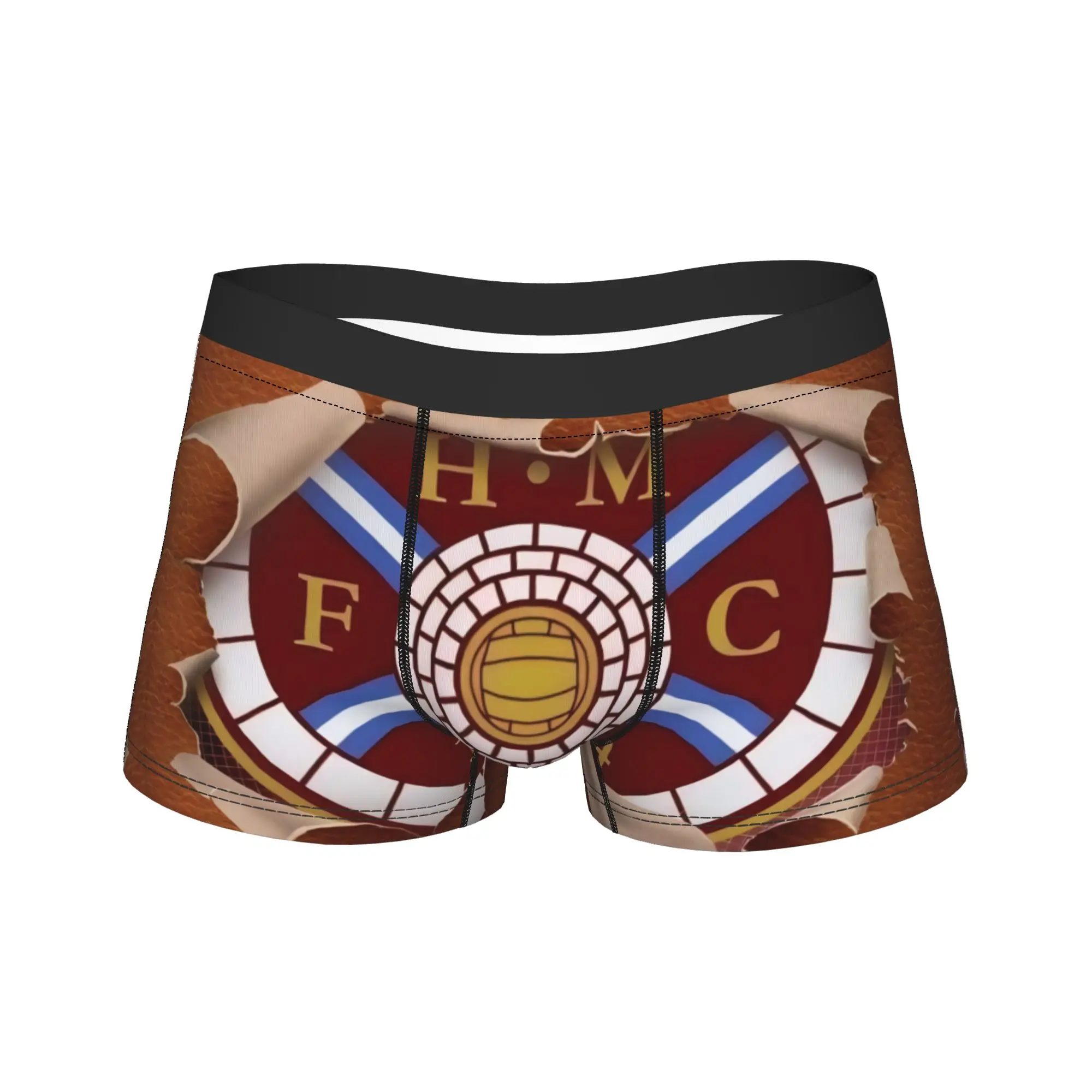 Heart of Midlothian  Underpants Breathbale Panties Men's Underwear Comfortable Shorts Boxer Briefs