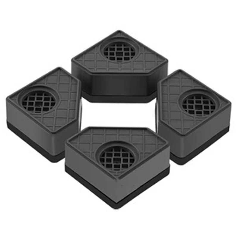 Anti Vibration Pad for Washing Machine Washer Dryer Pedestals Wearing Square Rubber Foot Pads Pedestals Single Layer