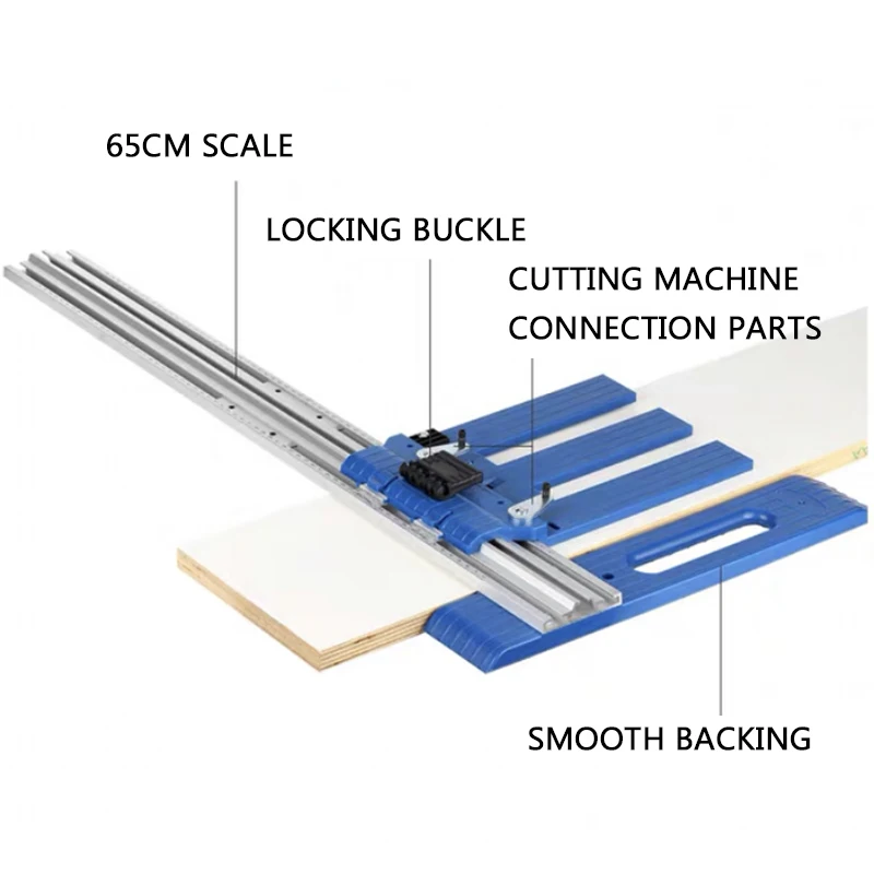 Cutting Electromechanical Circular Saw Fixed Guide Rail Fixed Cutting Bracket Sliding Fixed Rail Woodworking Tool