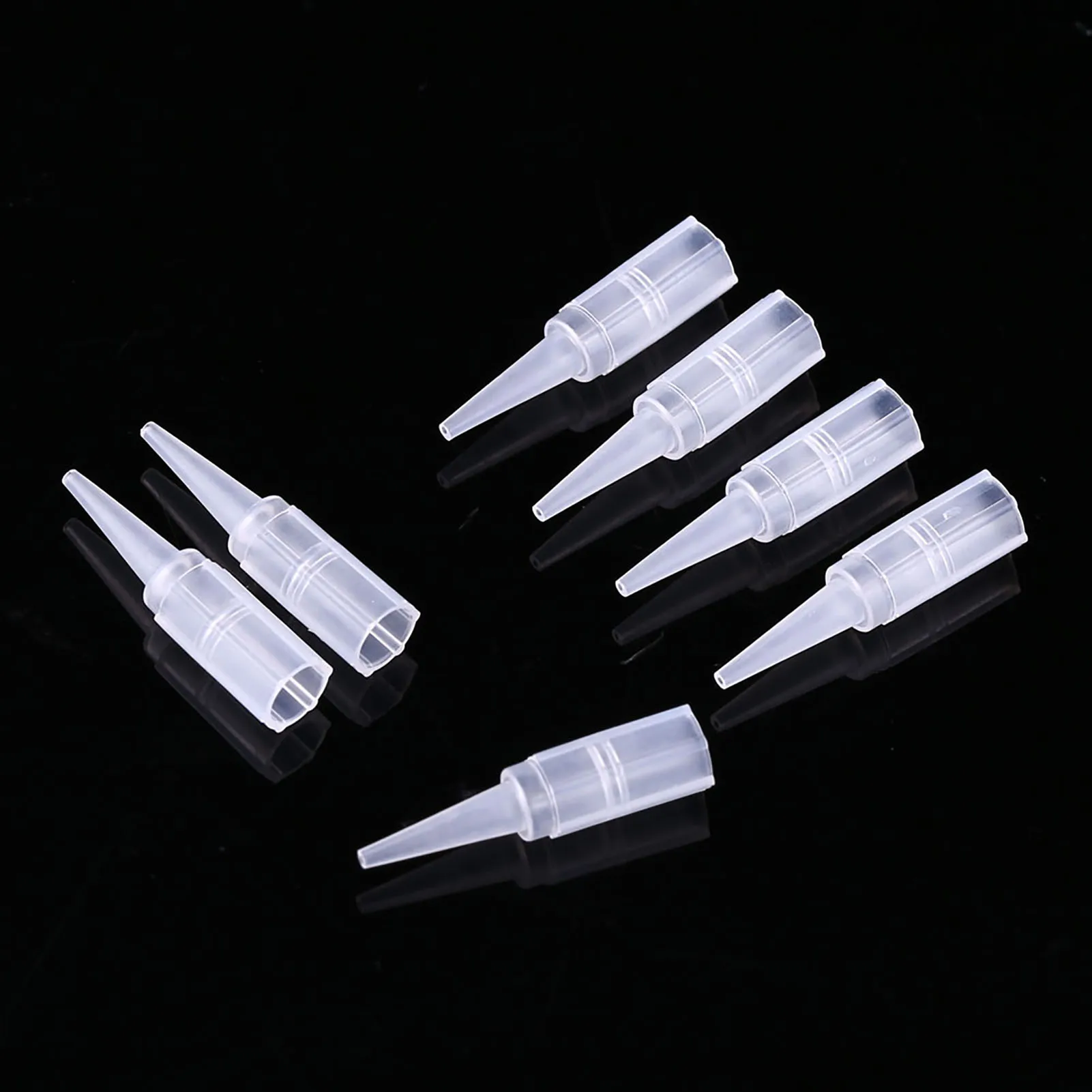 100Pcs/Set Disposable Tattoo Needle Tube Nozzle Tips Cap Round Microblading Machine Supply 1R - Image 5