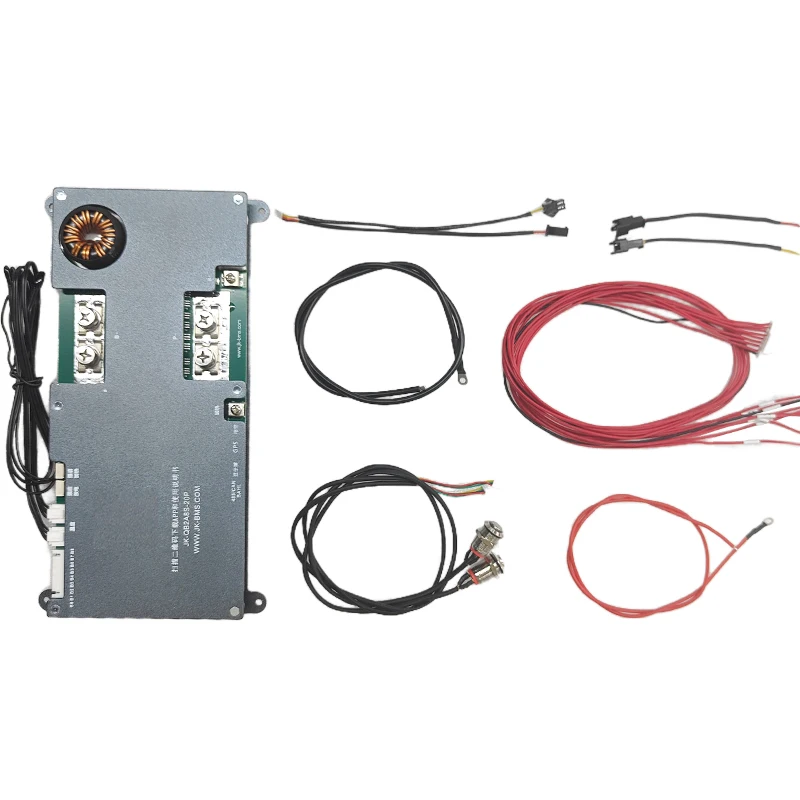 JKBMS Smart Active Balance JK QB2A8S20P 2A  4S 5S 6S 7S 8S 200A 12V 24V BT Heat Display For Lifepo4 Li-ion LTO Battery JK BMS